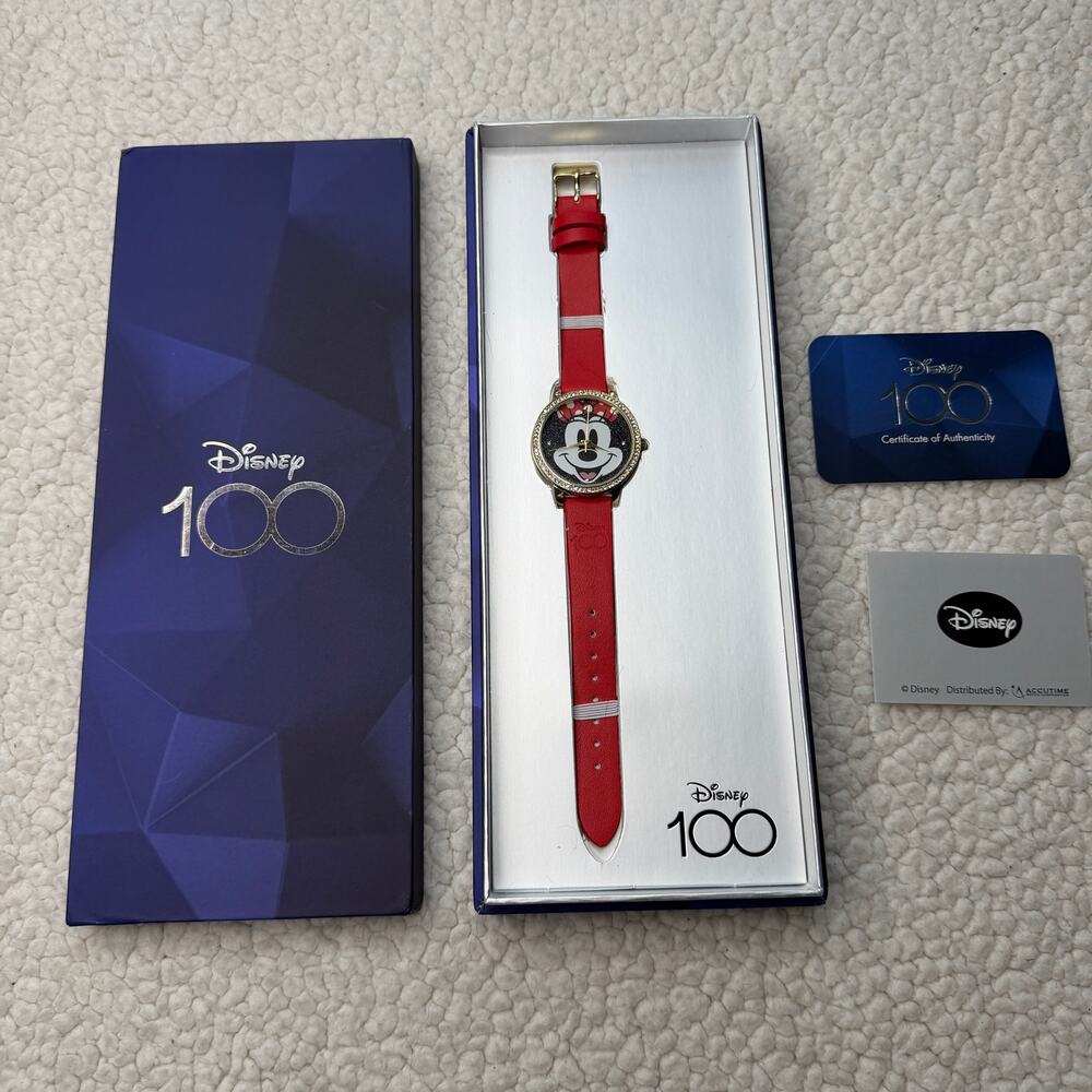 Disney 100 Year Anniversary Special Edition Minnie Mouse Watch